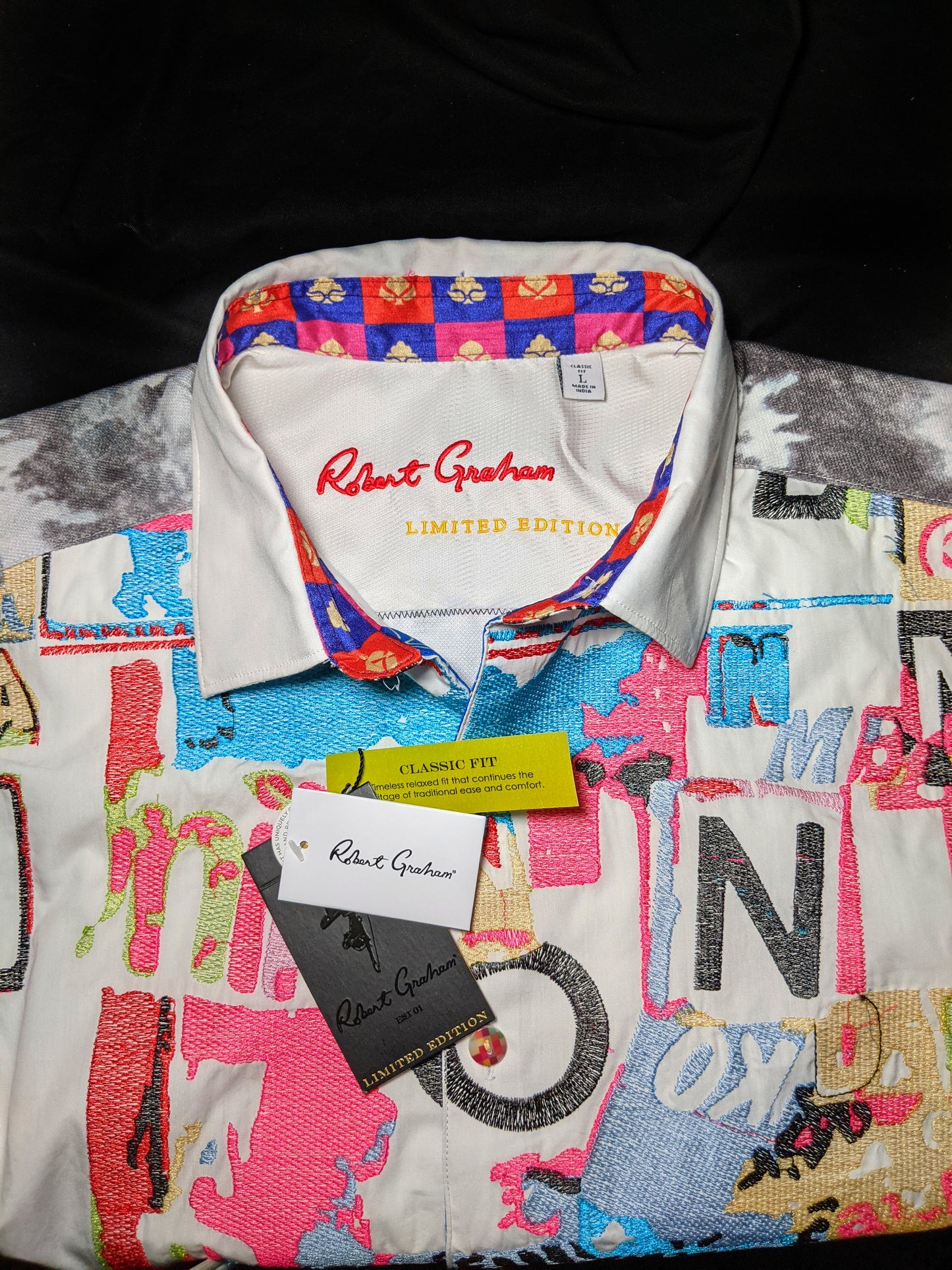Robert Graham Rock Funk Limited Edition Shirt XL