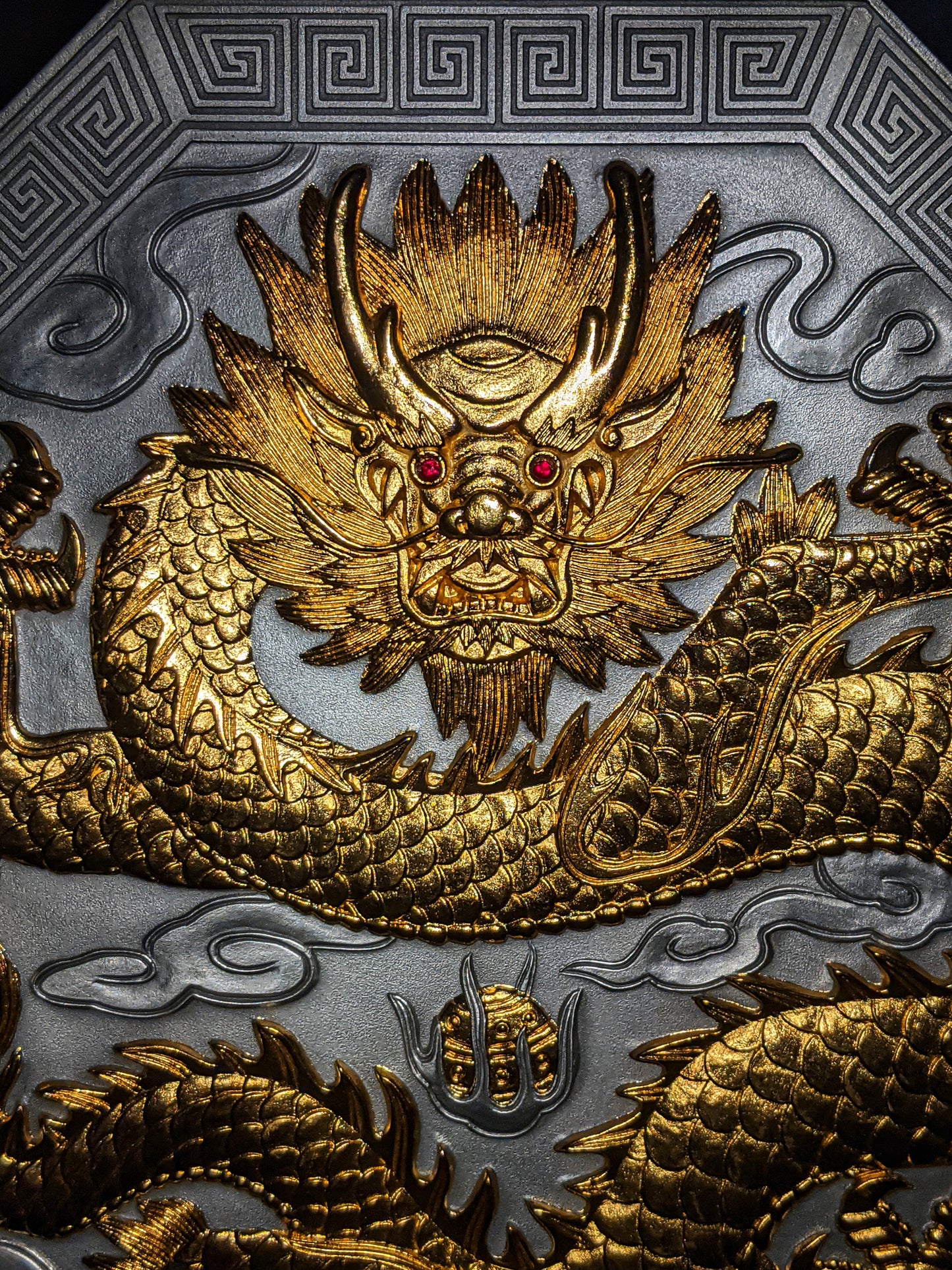 Royal Selangor Dragon Plaque. 14" x 14"