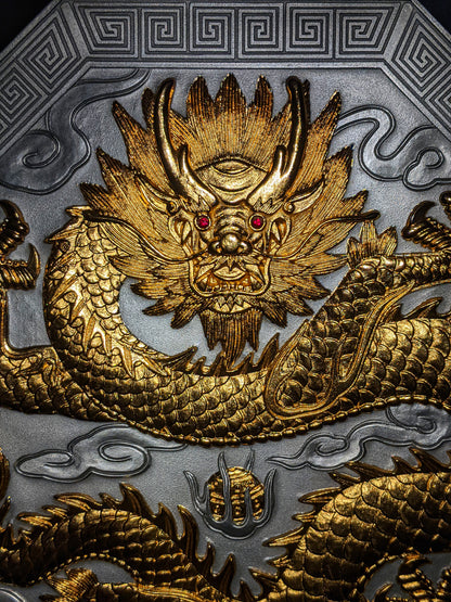 Royal Selangor Dragon Plaque. 14" x 14"
