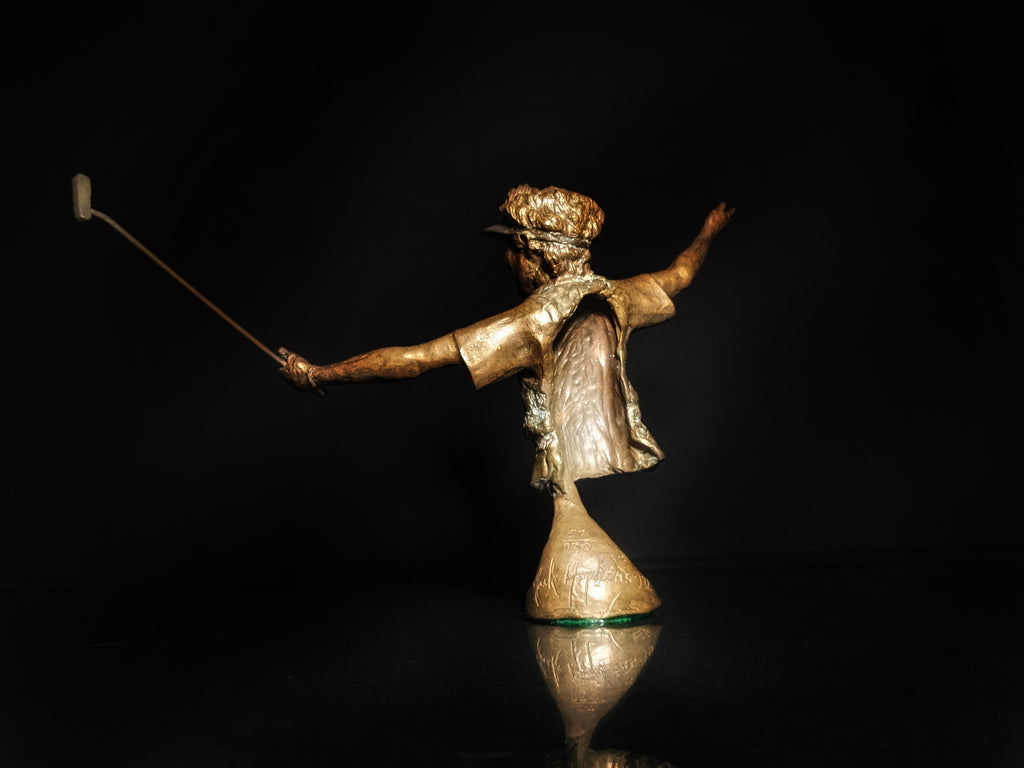 Mark Hopkins Bronze Gold Sculpture " Perfect "