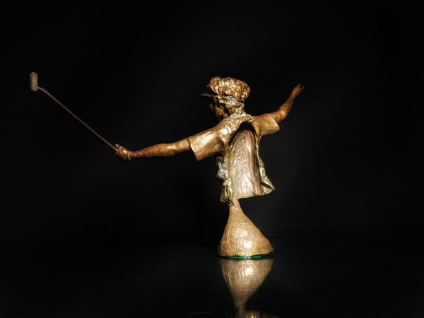 Mark Hopkins Bronze Gold Sculpture " Perfect "
