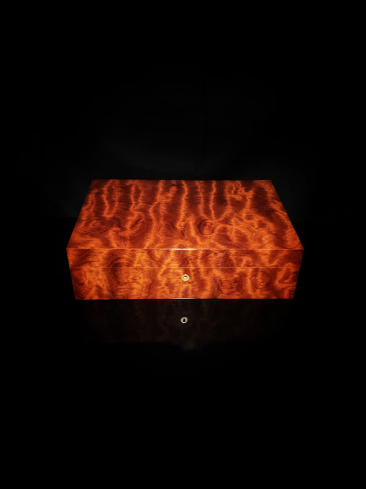 Elie Bleu Bubinga Humidor 110 count NIB