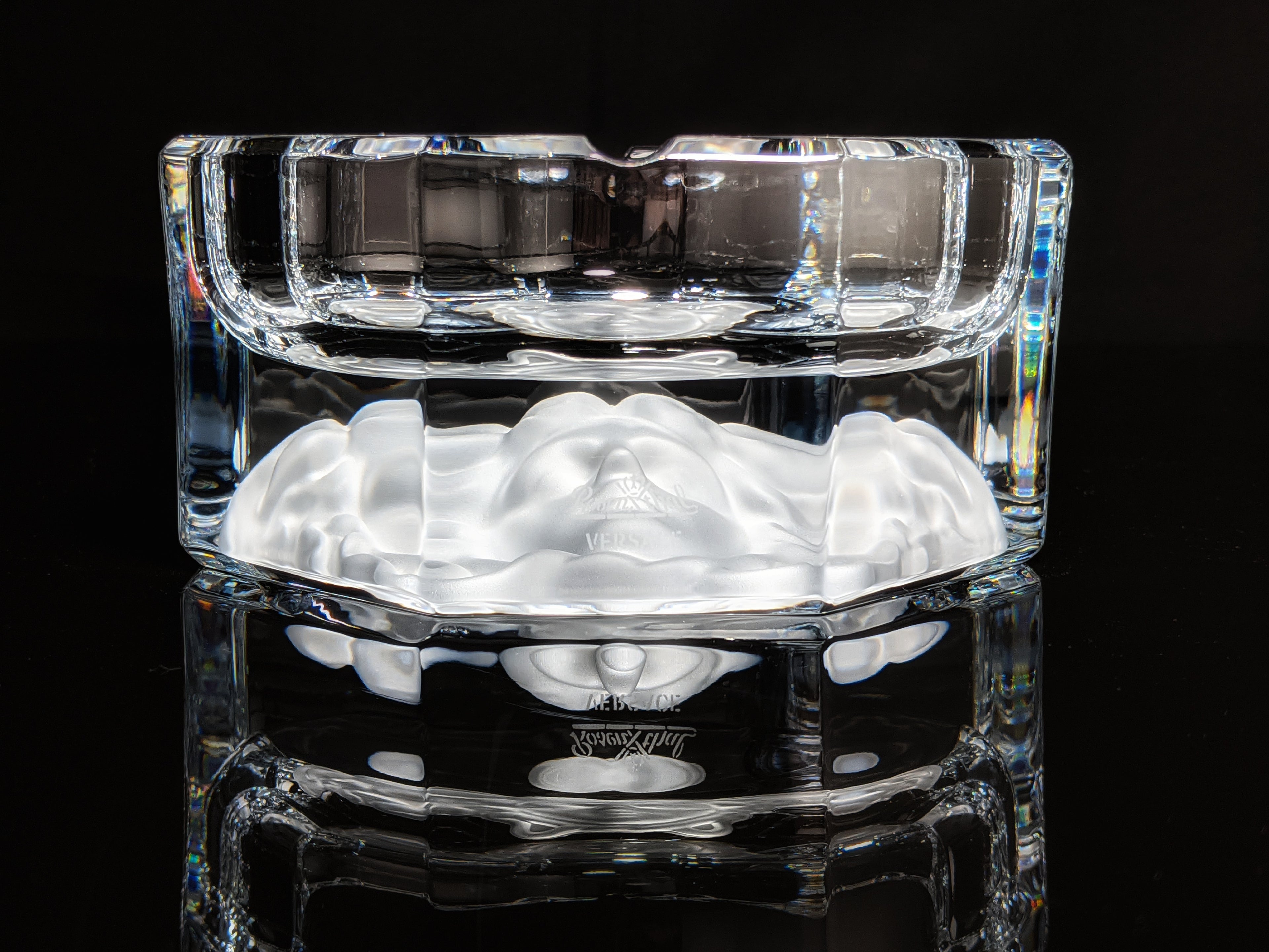 Versace Medusa Lumiere Crystal Ashtray