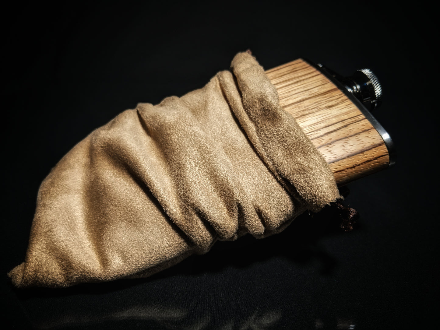 Brizard and Co. The 8 oz Flask - Zebrawood