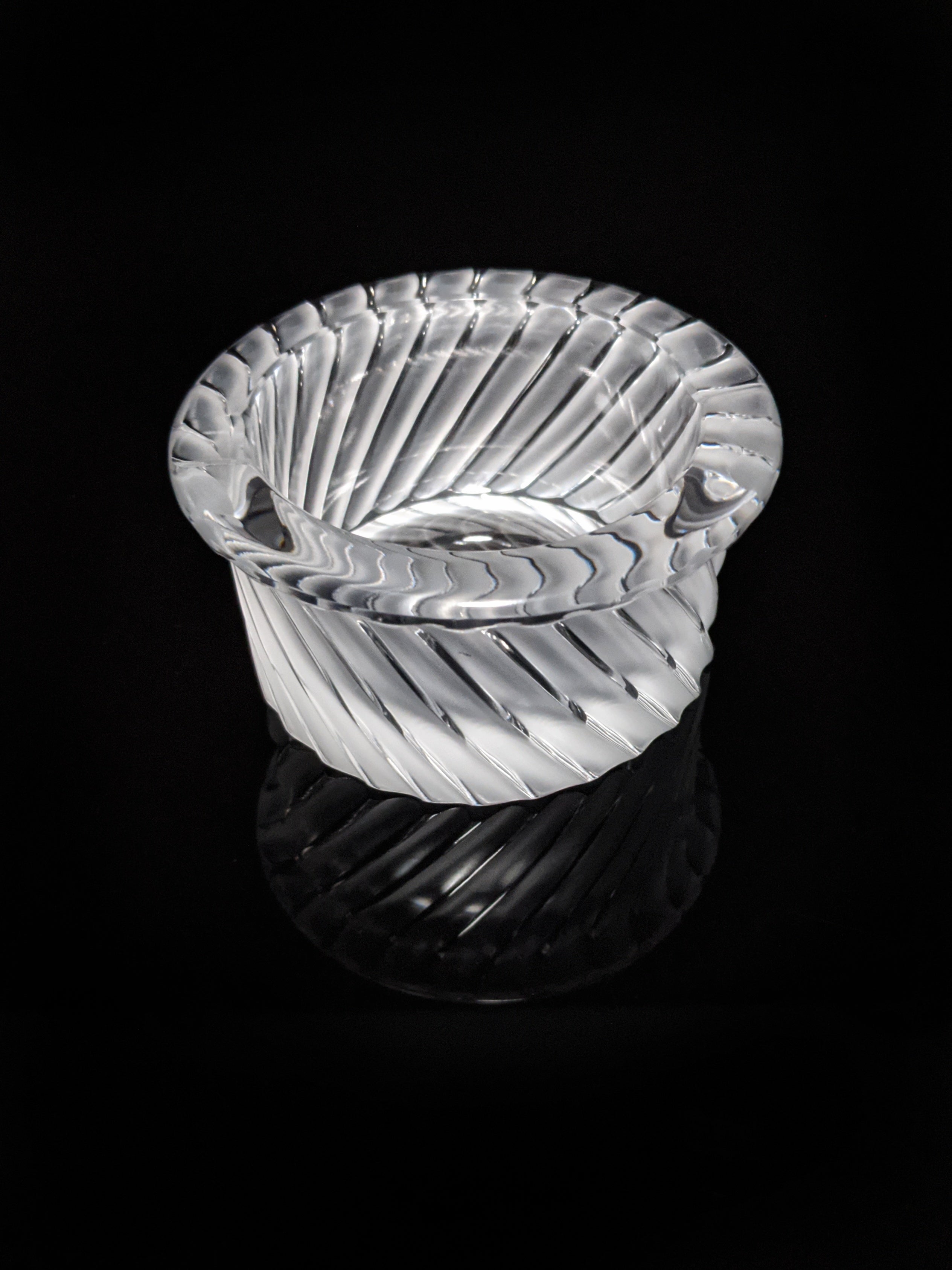 Lalique France Crystal Smyrne Ashtray