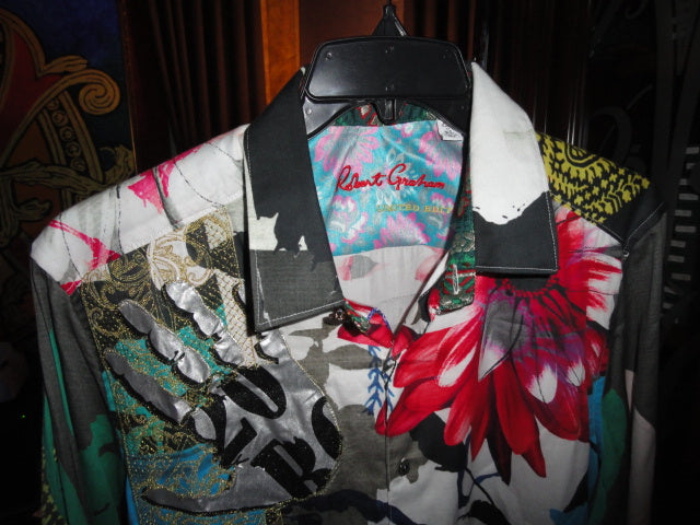 Robert Graham The RJ Limited Edition Skull Long Sleeve Shirt Size Large new with tags