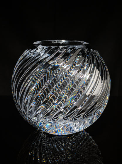 Faberge Atelier Crystal Collection Bowl in the original box