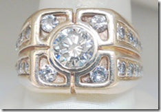 Gentleman's Diamond Ring Size 11