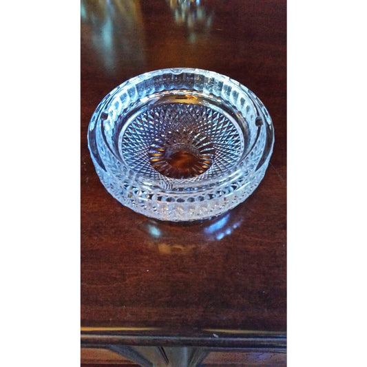 Waterford crystal 7" round Ashtray Preowned Good Condition