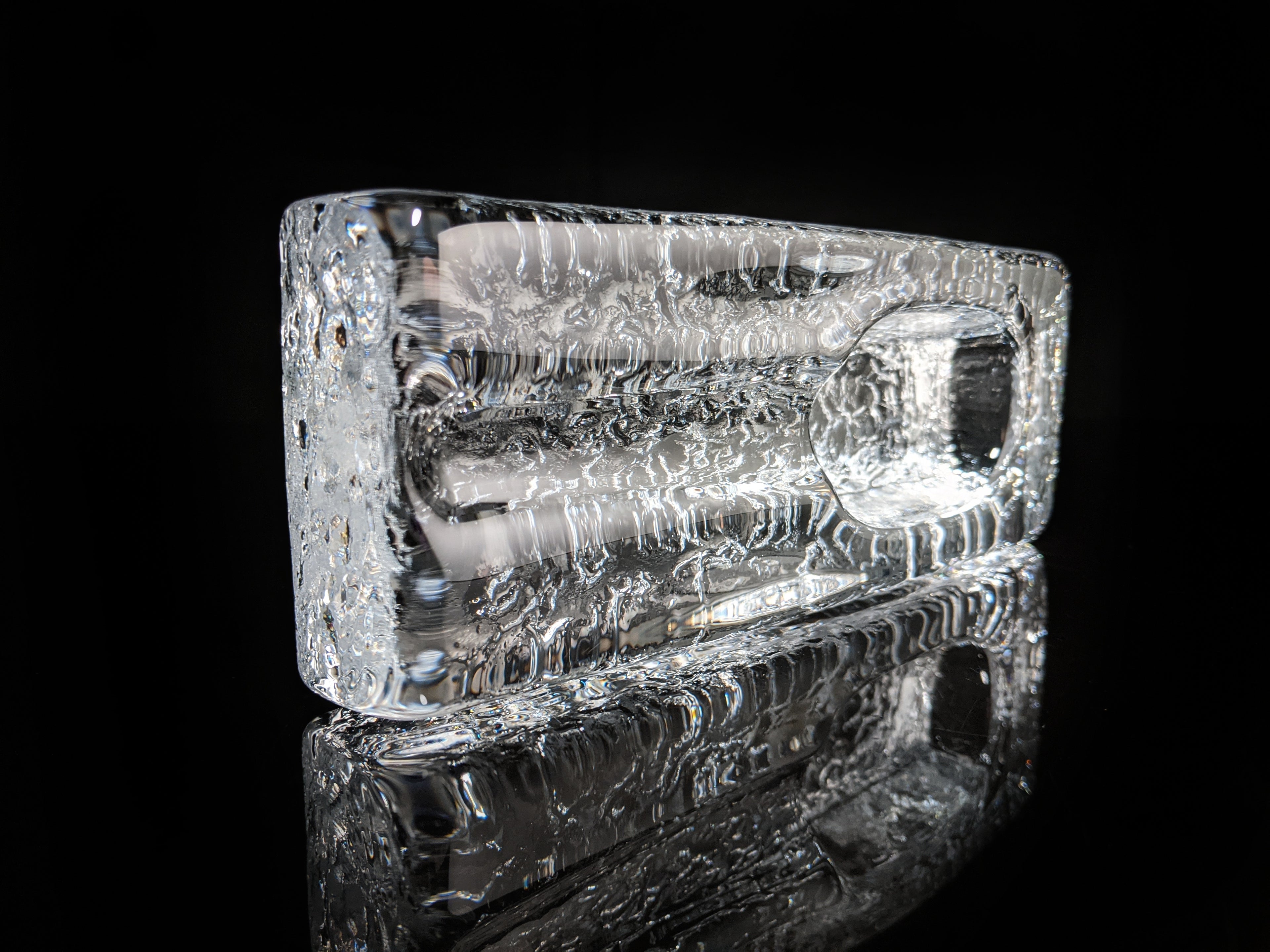 Heavy Glass Cigar Ashtray