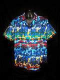Robert Graham Cul de Sac Short Sleeve Shirt - Large
