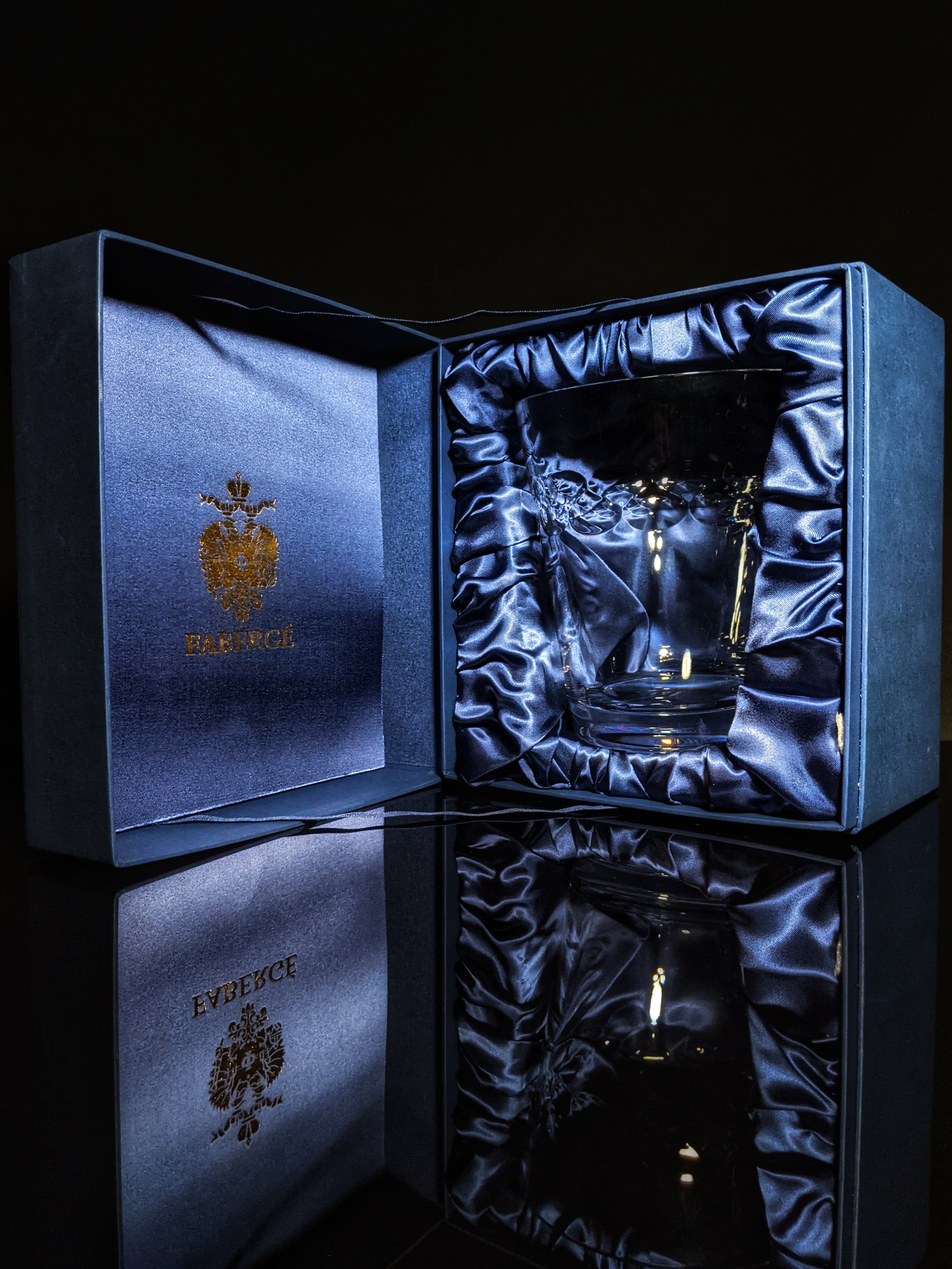 Faberge Atelier Crystal Collection Ice Bucket New In The Box 7" H x 6" W