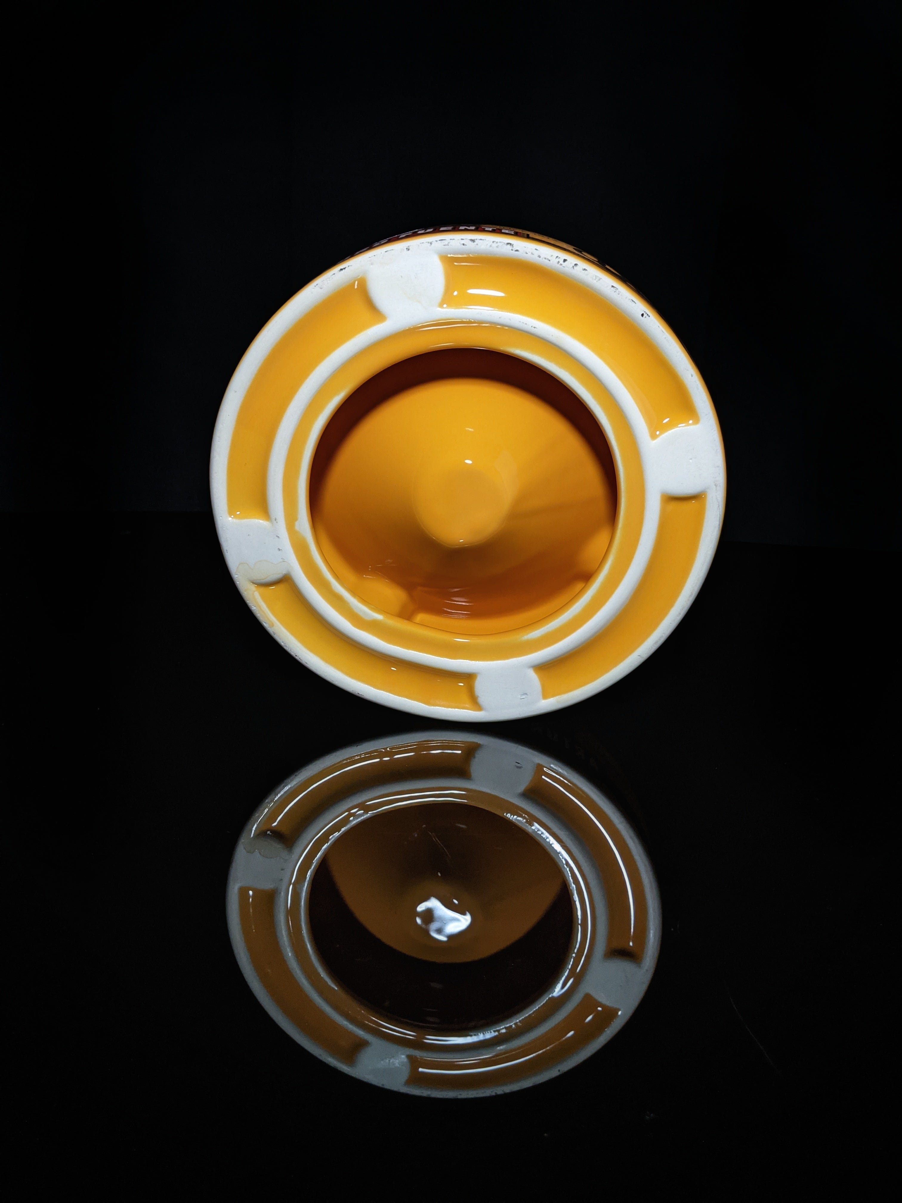 Arturo Fuente Yellow Ceramic Ashtray