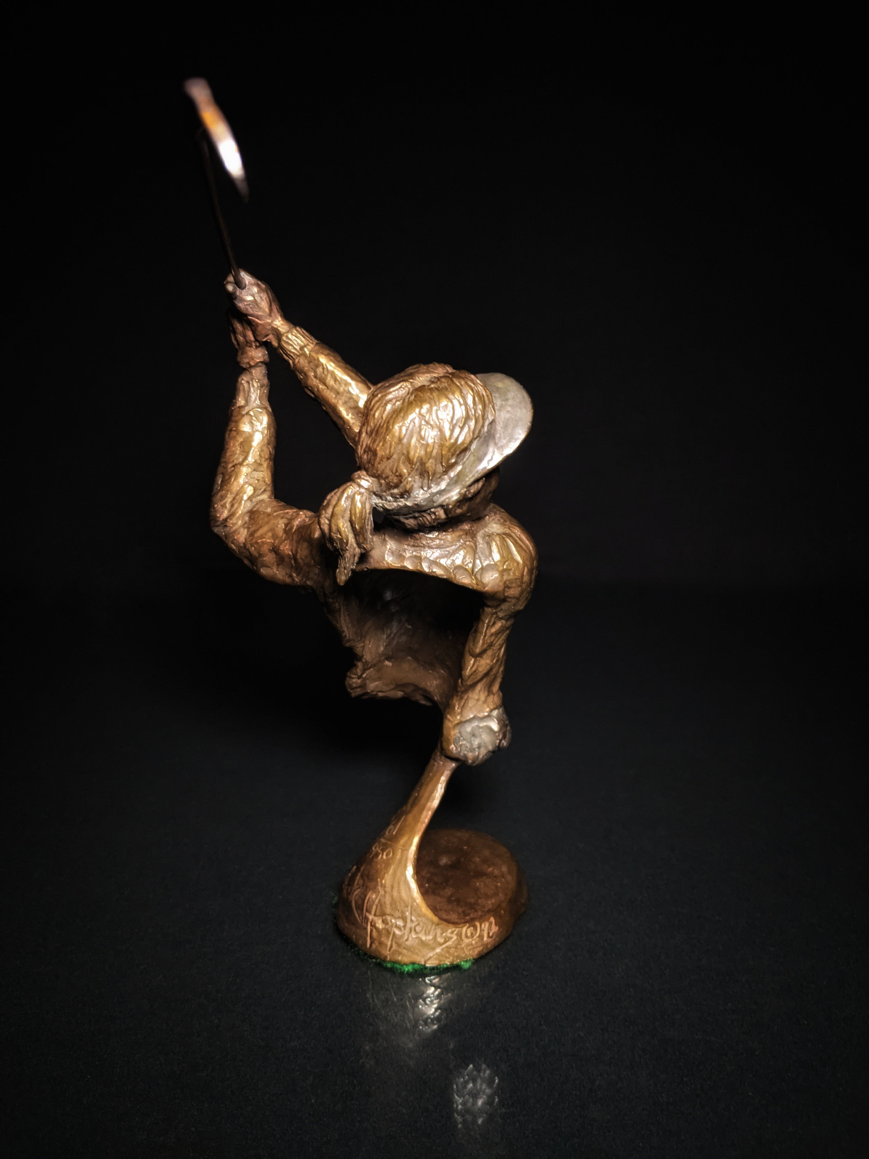 Mark Hopkins Bronze Lady Golfer