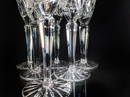 Faberge Clear Crystal Flutes