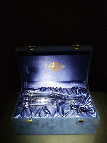 Faberge Crystal Decanter NIB