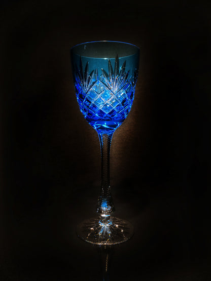 Faberge Odessa  Hock Crystal Goblets  set of 6
