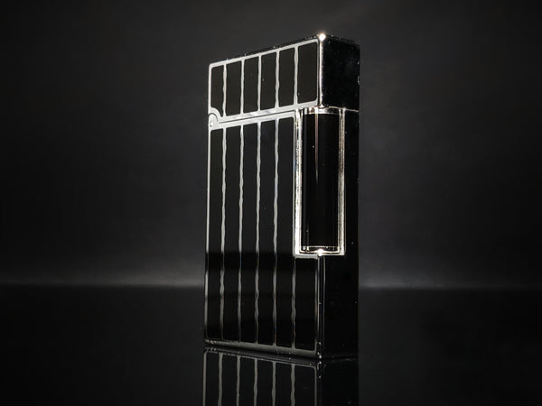 ST Dupont Black Lacquer & Palladium L2  Lighter