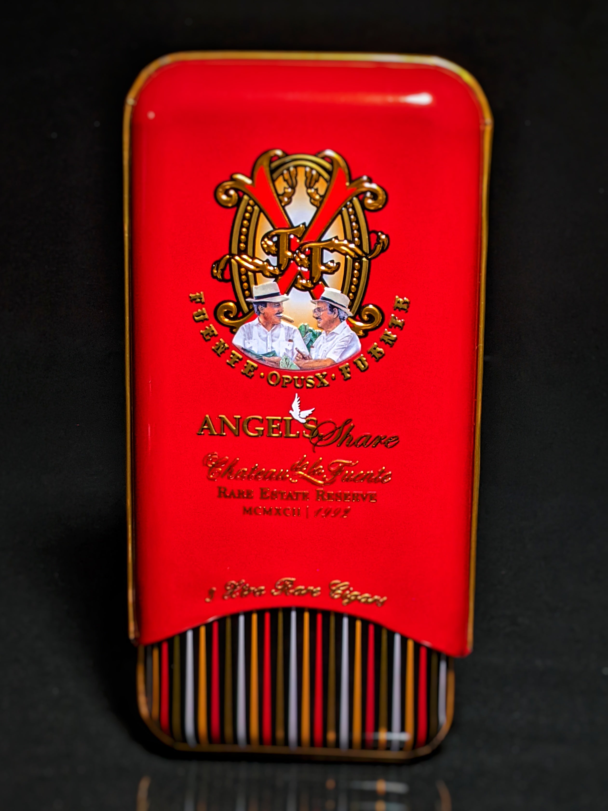 Angel Share Fuente Opus X Reserva de Chateau Metal Empty Case