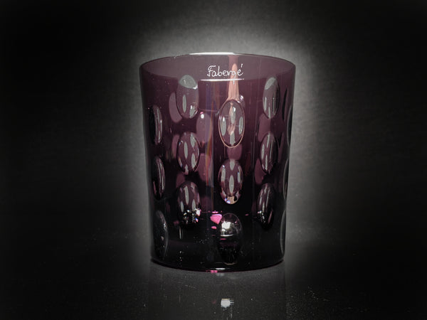 Faberge Colored Crystal Bubble Glasses