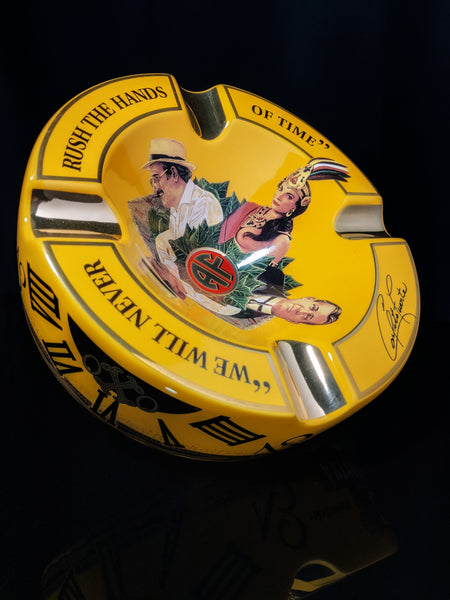 Arturo Fuente Yellow Ceramic Ashtray