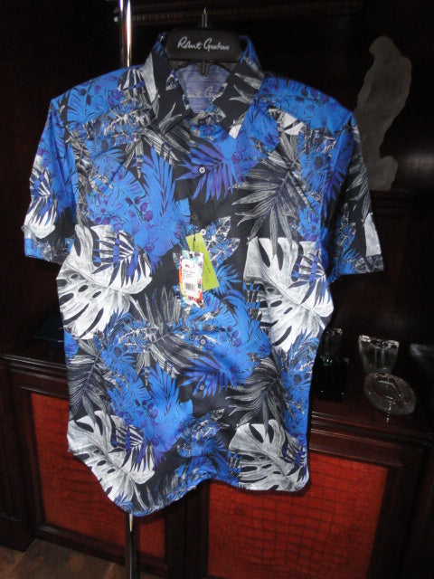 Robert Graham Brookcrest Short Sleeve Sport Shirt - Medium