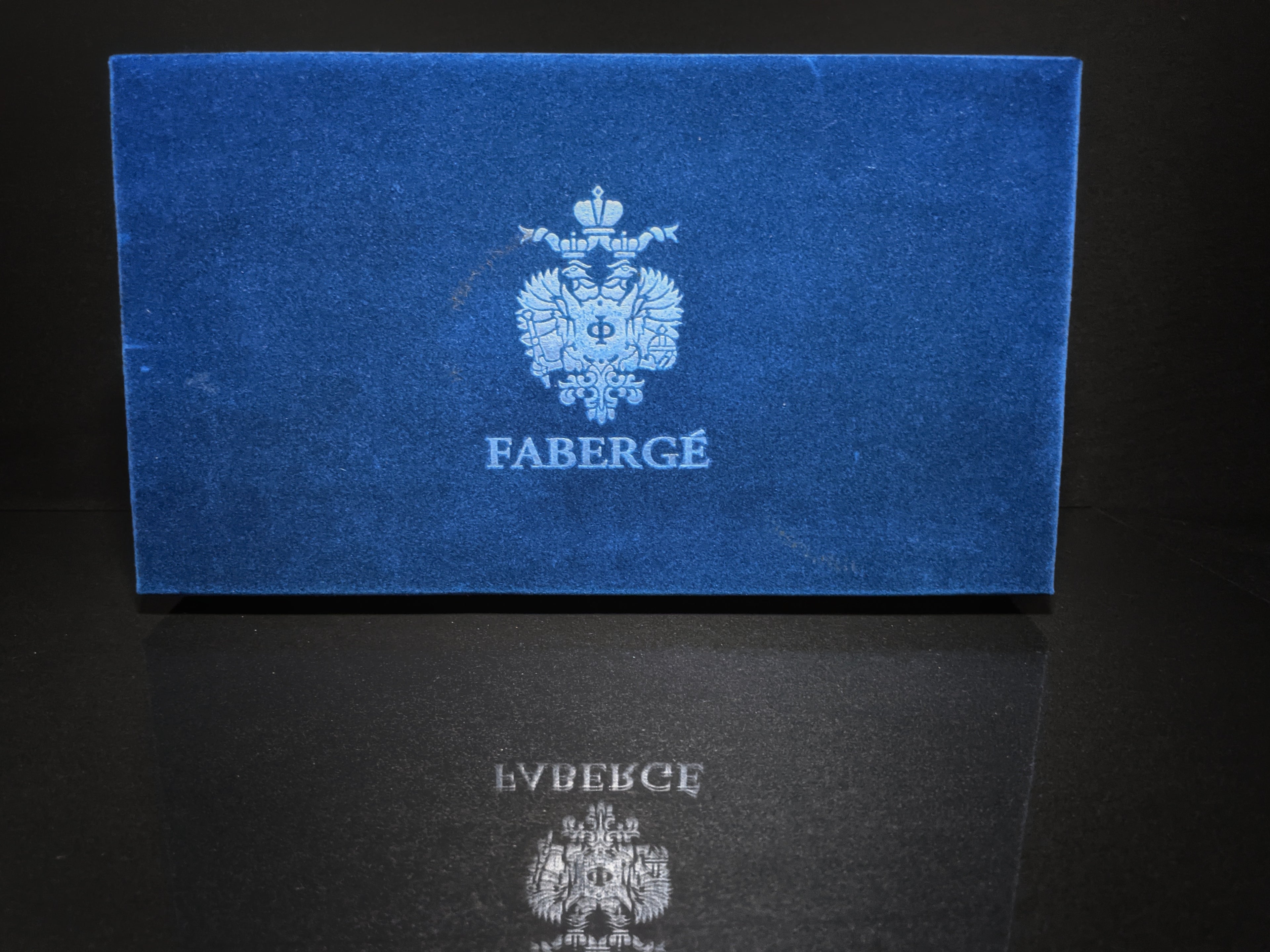 Faberge Colored Crystal  Cordial Glasses