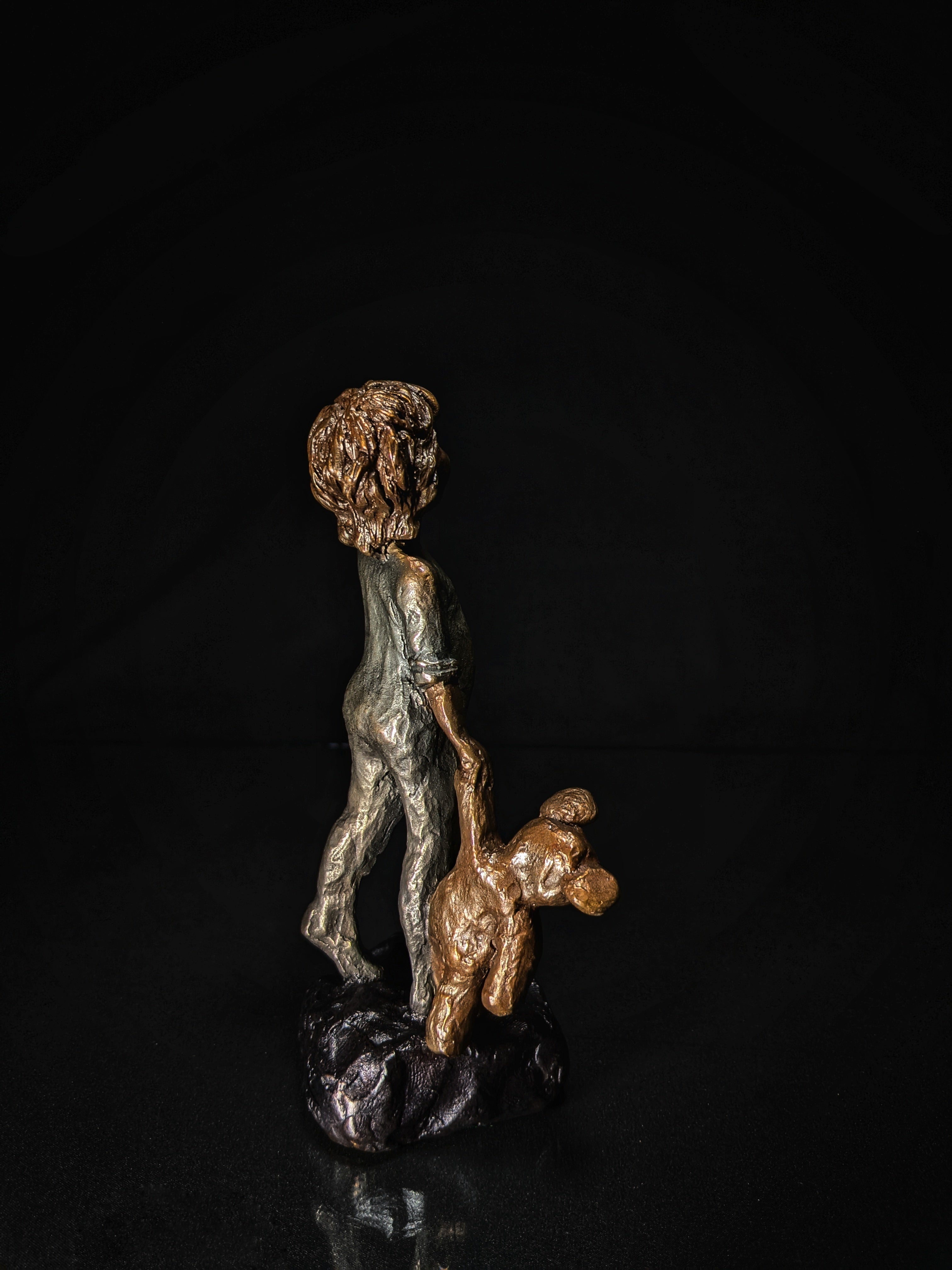 MARK HOPKINS LTD EDITION BRONZE SCULPTURE "BED TIME"