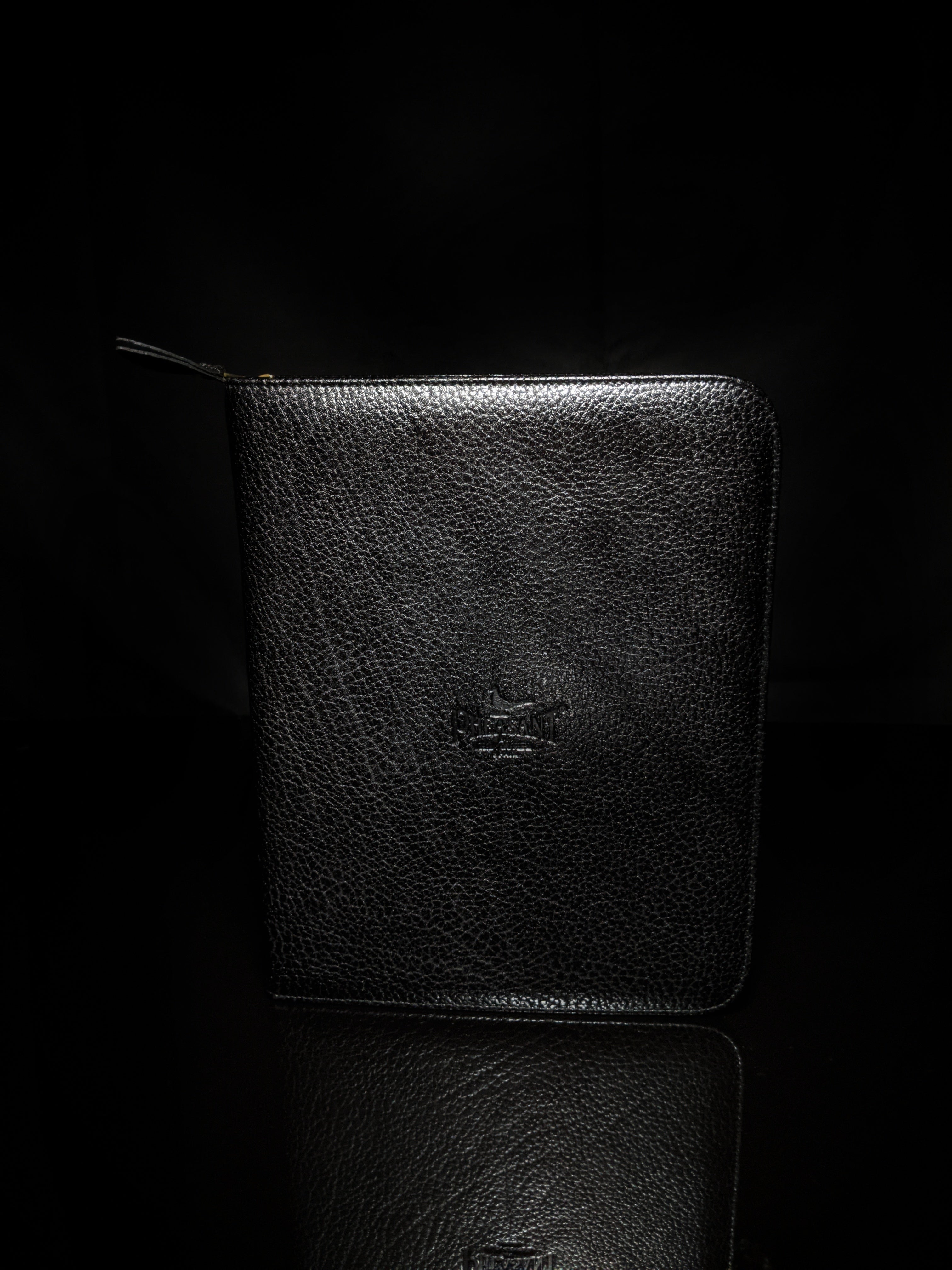 Pheasant Black Leather Carrying Case NIB