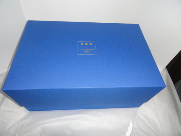 Elie Bleu Madrona Blue  Wood Cabinet Humidor 150 count