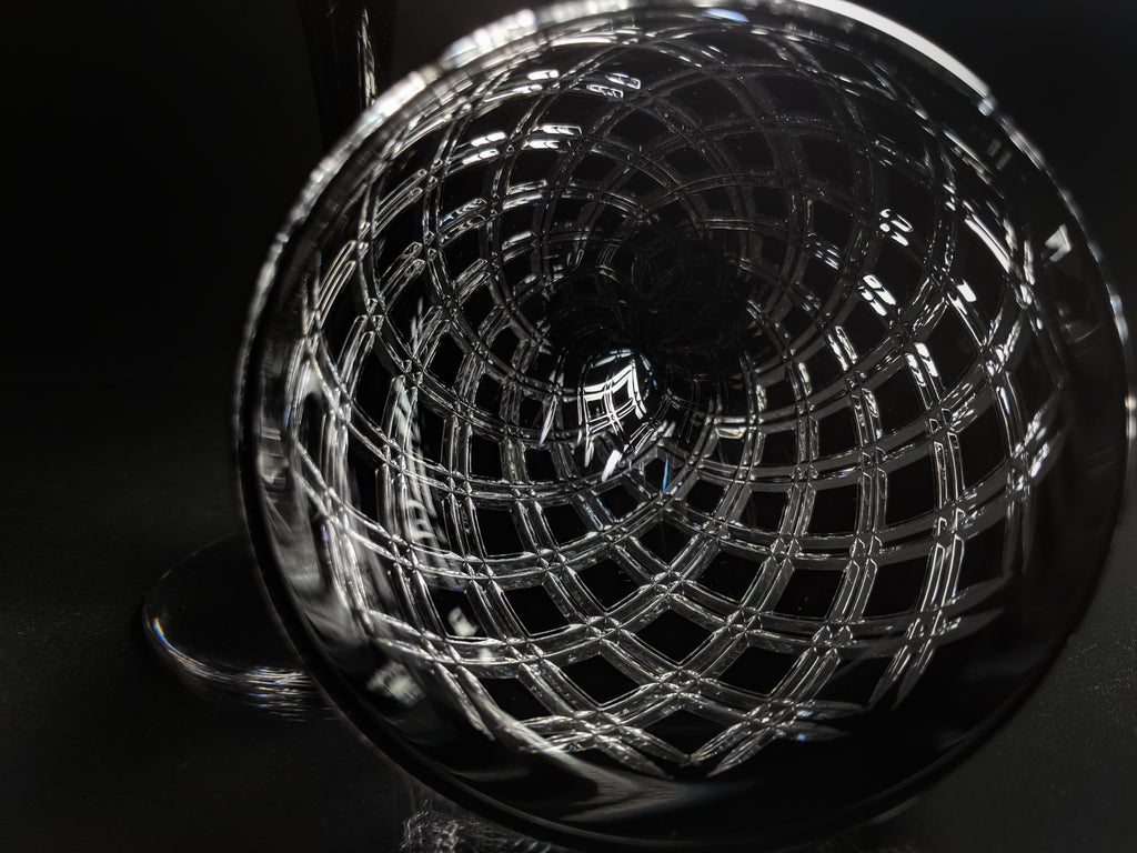 AJKA Athenee Black Onyx Crystal Goblets