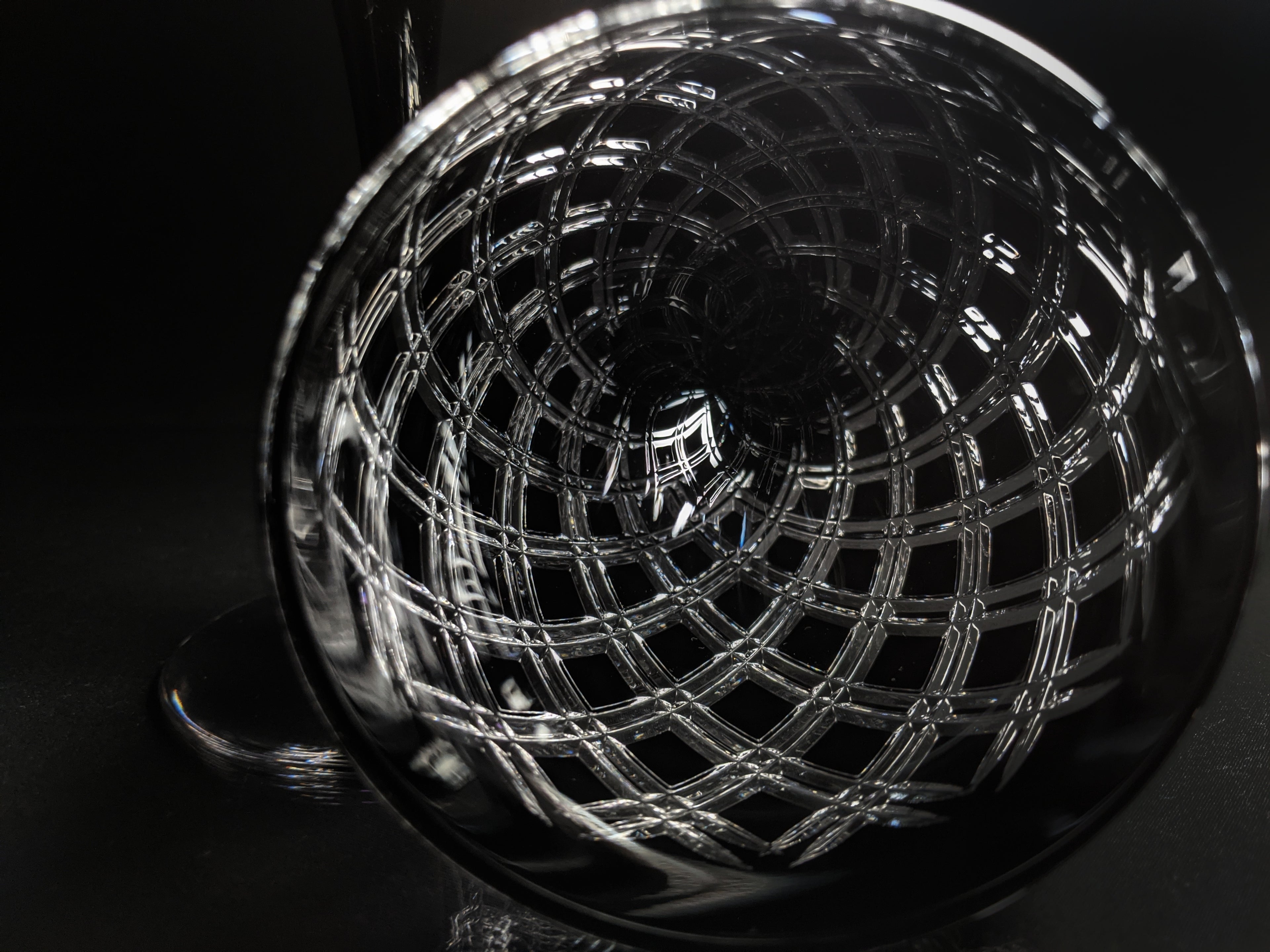 AJKA Athenee Black Onyx Crystal Goblets