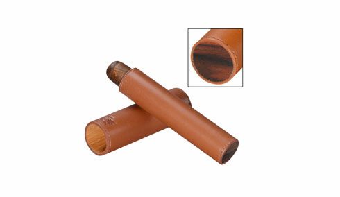 Brizard and Co. The Single Cigar Tube - Sunrise Tan and Macassar Ebony