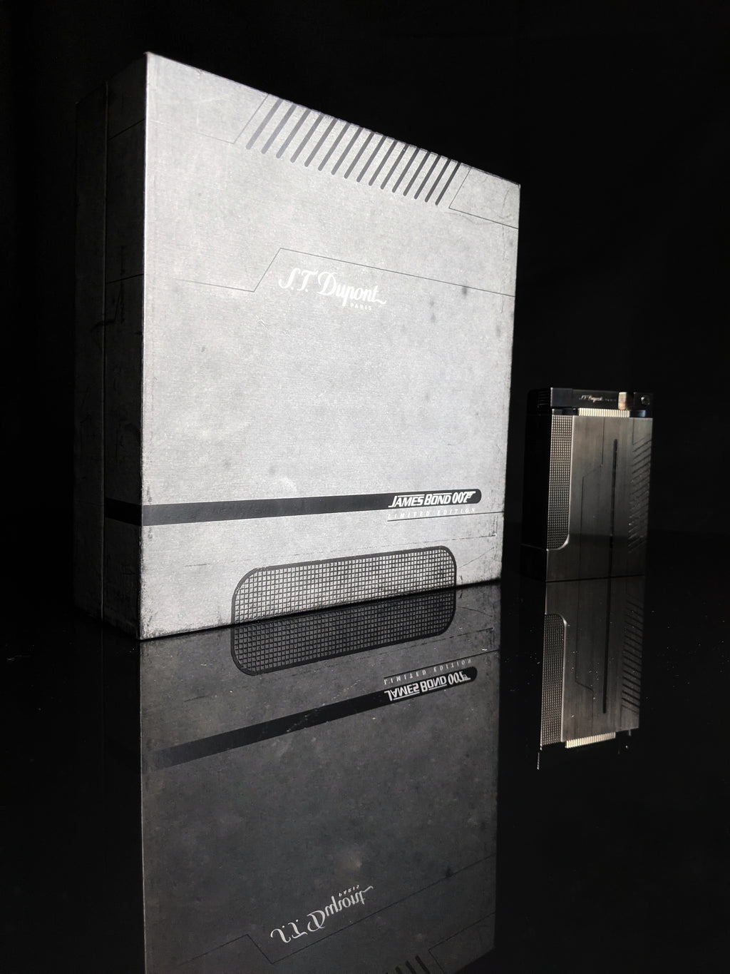 S.T. Dupont James Bond 007 PVD Gunmetal Table Lighter