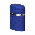 Brizard and Co. The "Triple Jet" Table Lighter - Ostrich Blue