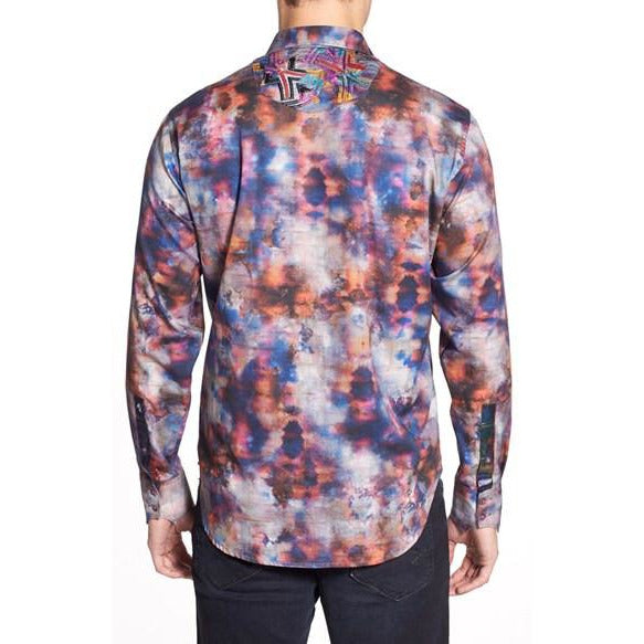 Robert Graham Braveheart Abstract Print Shirt — Medium