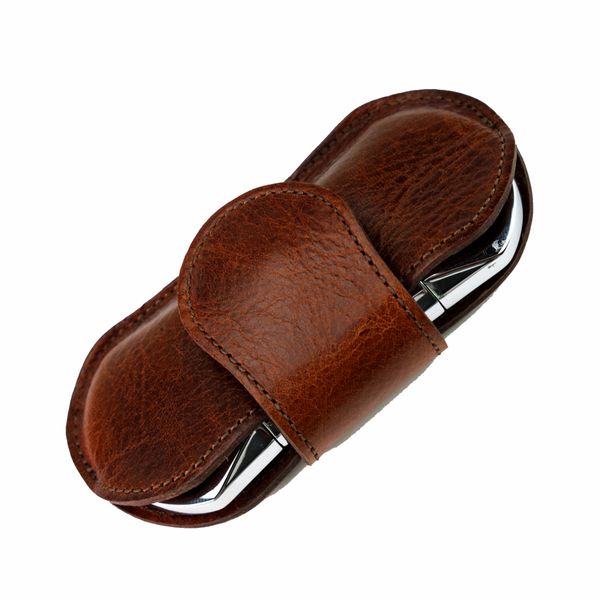 Brizard and Co. The "V" Cutter - Antique Saddle Leather