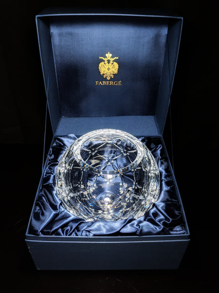 Faberge Atelier Crystal Collection Bowl | New in the Box