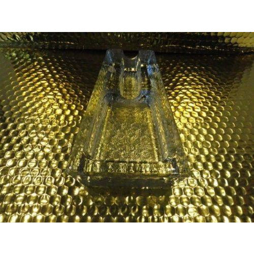 glass  ashtray new without box