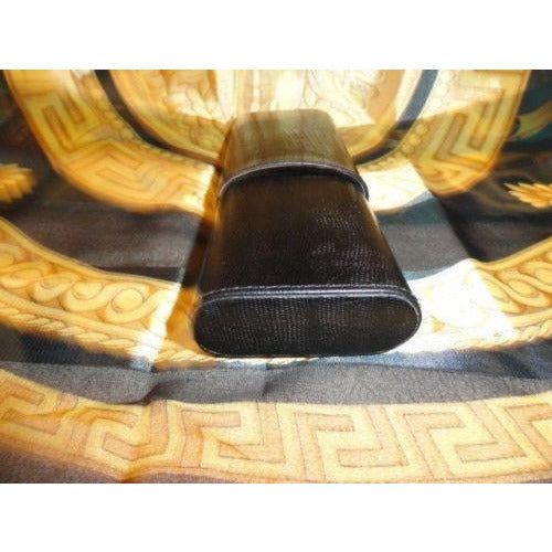 Andre Garcia Rugato Black  Lizard Skin  leather cigar case  in the original box