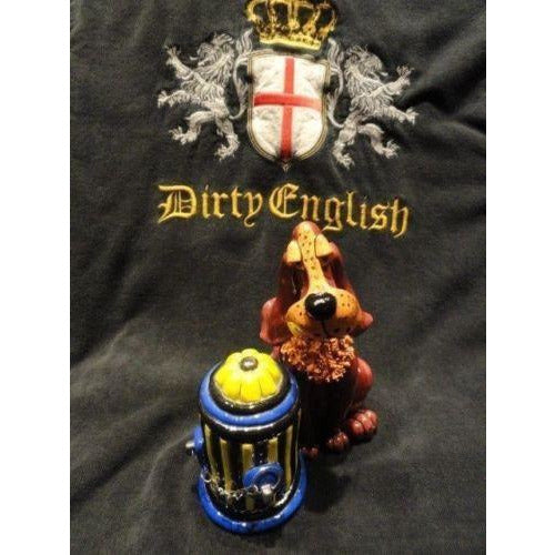 character collectible winchester holding fire hydrant votive  holder NIB