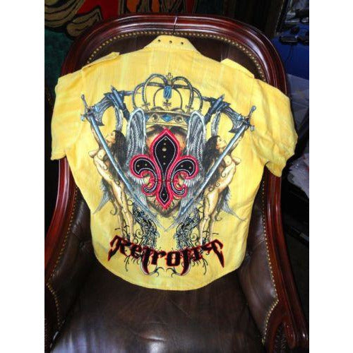 Retrofit mens casual shirt adult with tags Medium size