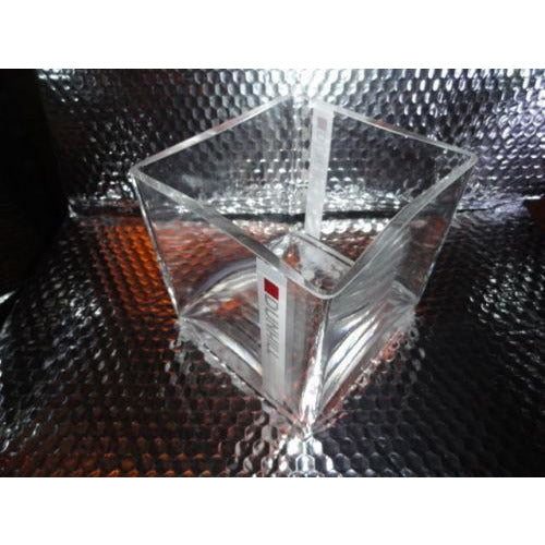 Dunhill Heavy Glass Square Desk Holder