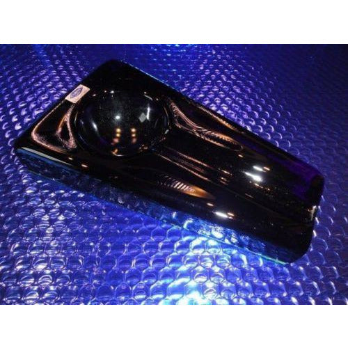 Comoy's Cobalt Blue Heavy Glass Ashtray