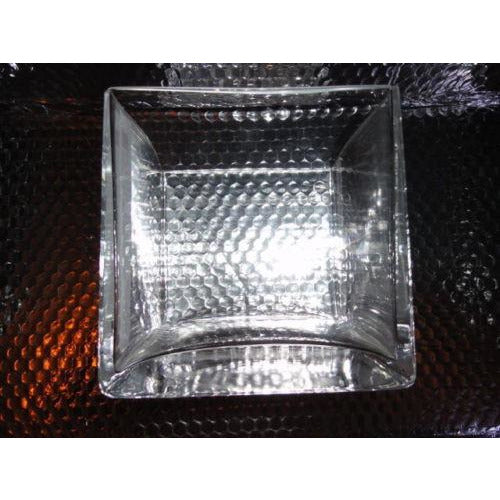 Dunhill Heavy Glass Square Desk Holder
