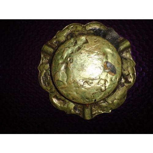 Nautical Brass-Plated Cigar Ashtray, 7-Inch