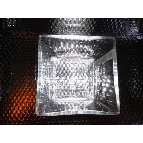 Dunhill Heavy Glass Square Desk Holder