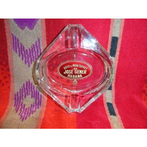 giz studios Perolo  Hoyo de Monterrey  heavy crystal cigar ashtray in the box