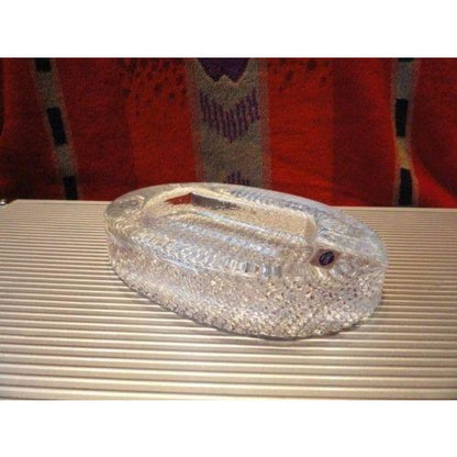 Comoy's of London Glass Cigar Ashtray made in Italy