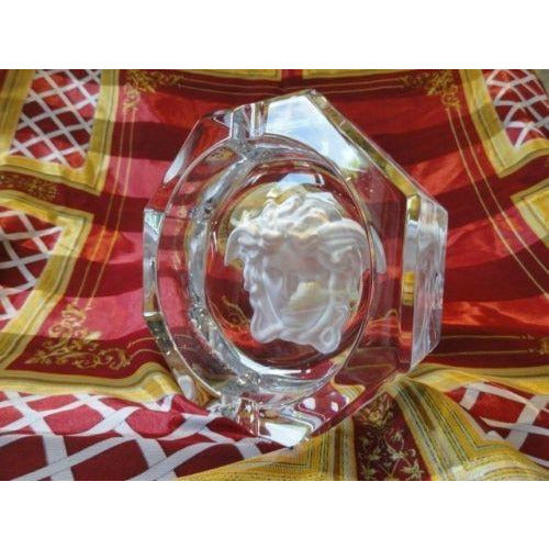 Versace Medusa Lumiere  Clear Ashtray